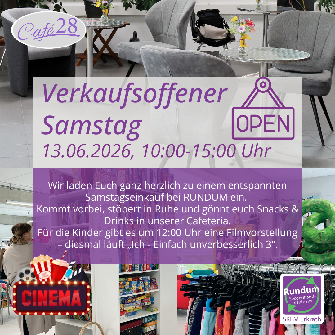 Verkaufsoffener Samstag 13.06.2026