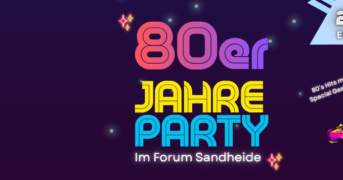 80er Jahre Party am 20.11.26