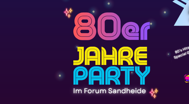 80er Jahre Party am 20.11.26